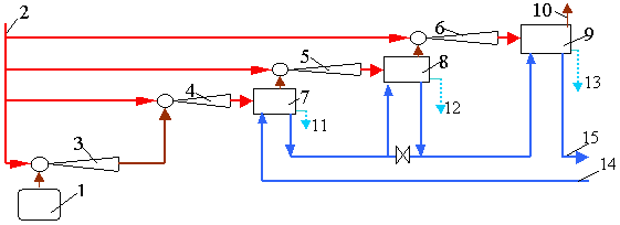 Принципиальная схема ПЭВН с конденсаторами